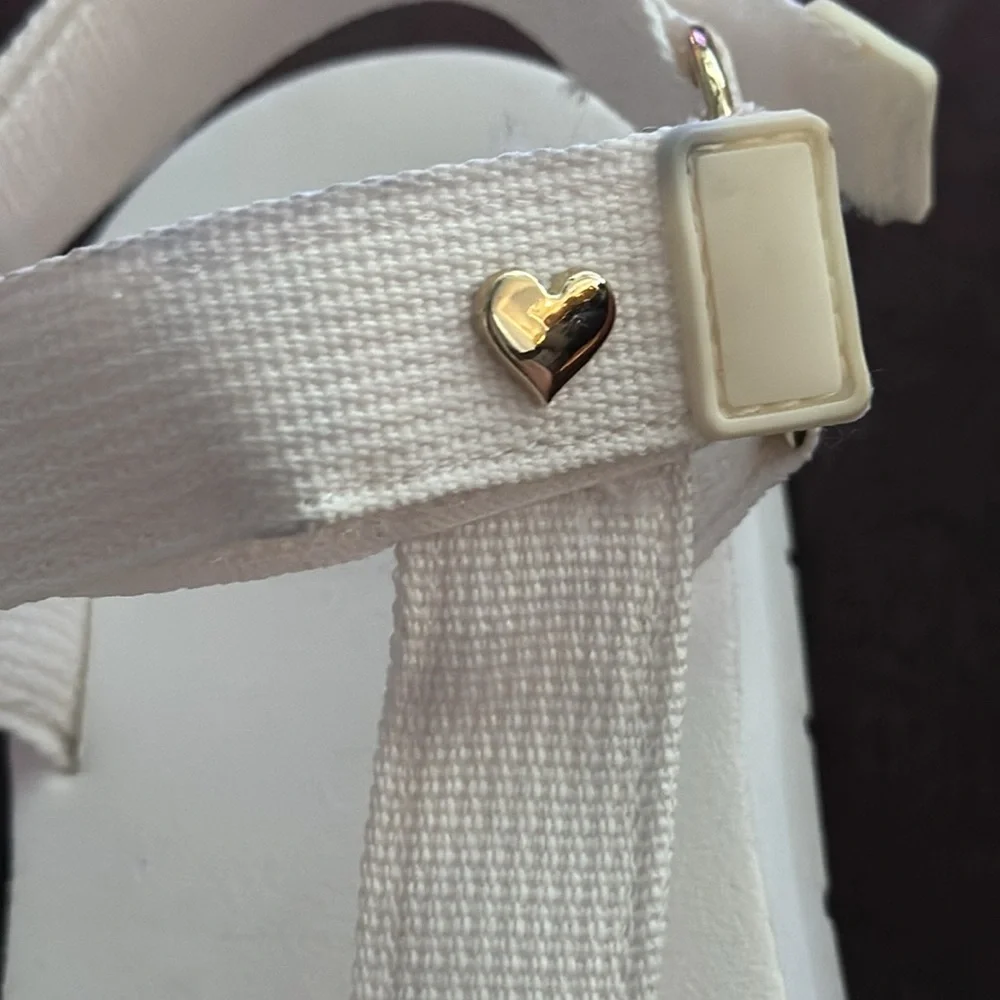 Stoney Clover Lane x Target White Strappy Sport Sandals - Size 10